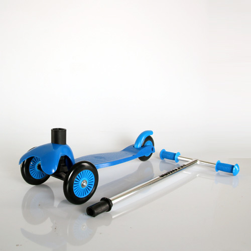 Трёхколесный синий самокат Maxi Scooter SKL-06A   